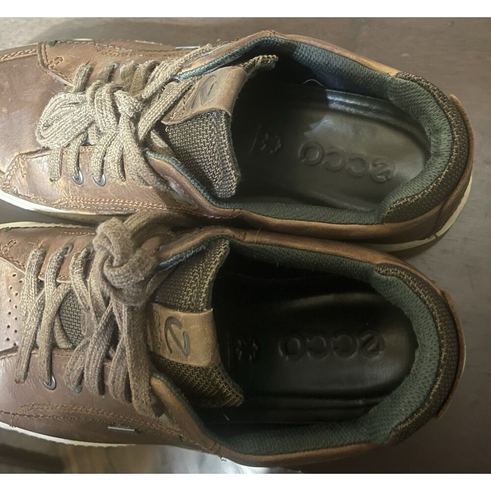 Ecco Men's Brown Byway Tred Gore-Tex Lace Up Leather Sneaker Size 8 - Picture 5 of 7